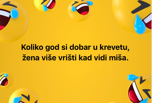 Smijeh do suza: 12 viceva koji će ti uljepšati dan