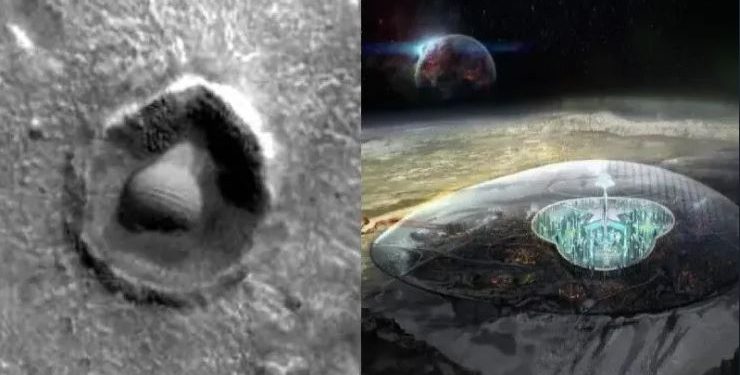 Astronomers Have Discovered Two Large Domed Objects on the Earth’s Satellite