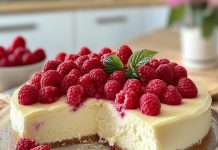 🍰 HIMBEER-JOGHURT-KÄSEKUCHEN 🍓