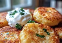 🥔 HÜTTENKÄSE-KARTOFFELPUFFER (Unglaublicher Geschmack)