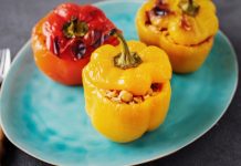 Sočne posne punjene paprike sa leblebijom – mediteranski specijalitet za leto i slave Posne punjene paprike sa leblebijom