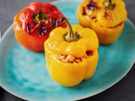 Sočne posne punjene paprike sa leblebijom – mediteranski specijalitet za leto i slave Posne punjene paprike sa leblebijom