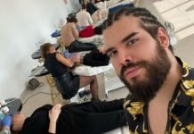 Ogromna šteta u luksuznom salonu na Vračaru: Vandali razbili izlog “kralja obrva” Adama Adaktara