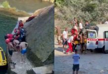 Dramatičan trenutak na Plivskom vodopadu: Nepoznati muškarac skočio bez dozvole i teško povrijeđen prije početka skokova Dramatičan trenutak na Plivskom vodopadu: Nepoznati muškarac skočio bez dozvole i teško povrijeđen prije početka skokova