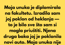 Moja je unuka diplomirala na fakultetu. Izradila sam joj poklon od heklanja…