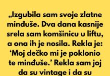 „Izgubila sam svoje zlatne minđuše. Dva dana kasnije srela sam komšinicu u liftu, a ona ih je nosila.”