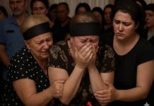 Bjedna majka dobila je tijelo svog sina-vojnika u cinkovom lijesu s natpisom „Ne otvarati” ali, unatoč uputama, podignula je poklopac i zaledila se od straha