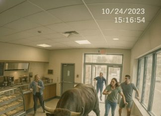 Bik je upao u slastičarnicu… a ono što se sljedeće dogodilo iznenadilo je čak i spasioce