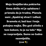 Moja tinejdžerska pokćerka Anna došla mi je uplakana i priznala da je trudna. Planula sam: