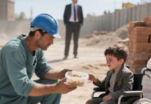 Podijelio sam svoju skromnu užinu sa gladnim djetetom na gradilištu i skoro se srušio kada sam saznao ko mu je otac. Podijelio sam svoju skromnu užinu sa gladnim djetetom na gradilištu i skoro se srušio kada sam saznao ko mu je otac. - featured image