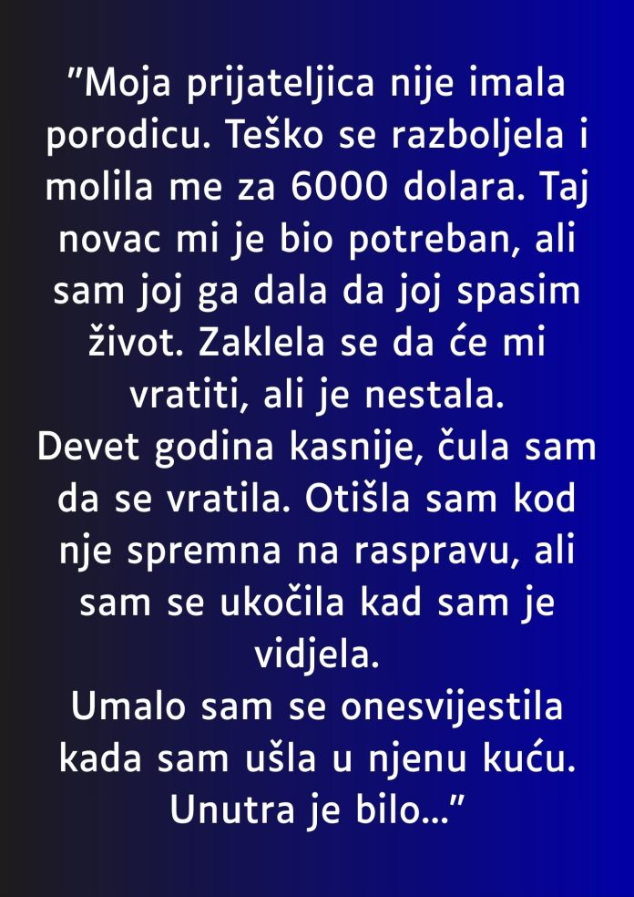 “Moja prijateljica nije imala porodicu….” - featured image “Moja prijateljica nije imala porodicu….” - featured image