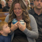 Tokom komemorativne ceremonije za moje blizance, moja svekrva me je optužila – a zatim je moja četvorogodišnja ćerka upitala pastora da li treba da otkrije šta je baka stavila u bočice.