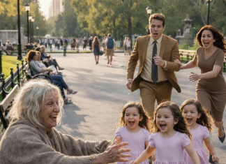 Slepe trojke milionera iznenada su dotrčale do nepoznate žene, nazvavši je bakom: kada je izgovorila ime njegove žene, on se skamenio.