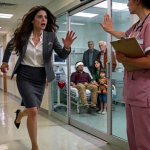 Kada sam bila na poslovnom putu, dobila sam poziv da je moj muž doživio nesreću—ali dok sam jurila u bolnicu, medicinska sestra mi je tiho rekla: „Ne možete ući… njegova supruga i dijete su već s njim.“