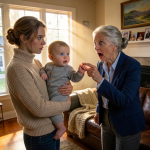 Nakon što se moj sin rodio, napokon sam ga odvela da prvi put upozna moju majku