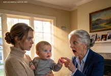 Nakon što se moj sin rodio, napokon sam ga odvela da prvi put upozna moju majku