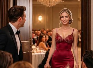 Moj muž je zapalio moju jedinu pristojnu haljinu kako ne bih mogla prisustvovati njegovoj promociji. Nazvao me je ‘sramotom’. Ali kada su se velika vrata balske dvorane otvorila, pojavila sam se na način koji nikada nije očekivao — i te noći njegov svijet se potpuno raspao.