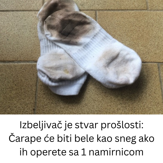 Izbeljivač je stvar prošlosti: Čarape će biti bele kao sneg ako ih ...