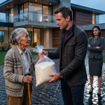 “Izbacio ju je na kišu sa samo kesom riže — ali unutra je bila skrivena poruka: Oprosti mi, mama… volim te u tajnosti.”