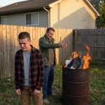 Gledao sam kako moj otac baca moju odjeću, moje knjige i posljednju fotografiju moje majke u vatru, kao da moj život ne vrijedi ništa.