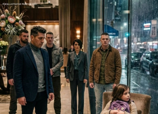 Mala djevojčica sjedila je sama u lobiju luksuznog hotela dok je njena bolesna majka radila na spratu… a jednom jednostavnom rečenicom upućenom pogrešnom čovjeku, sve se promijenilo.