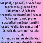 VOZILA se taksijem posle PONOĆI a onda je pretrnula od STRAHA , shvatila je ko je VOZAČ!