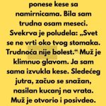 “Zamolila sam muža da ponese kese sa namirnicama. Bila sam trudna osam meseci.”